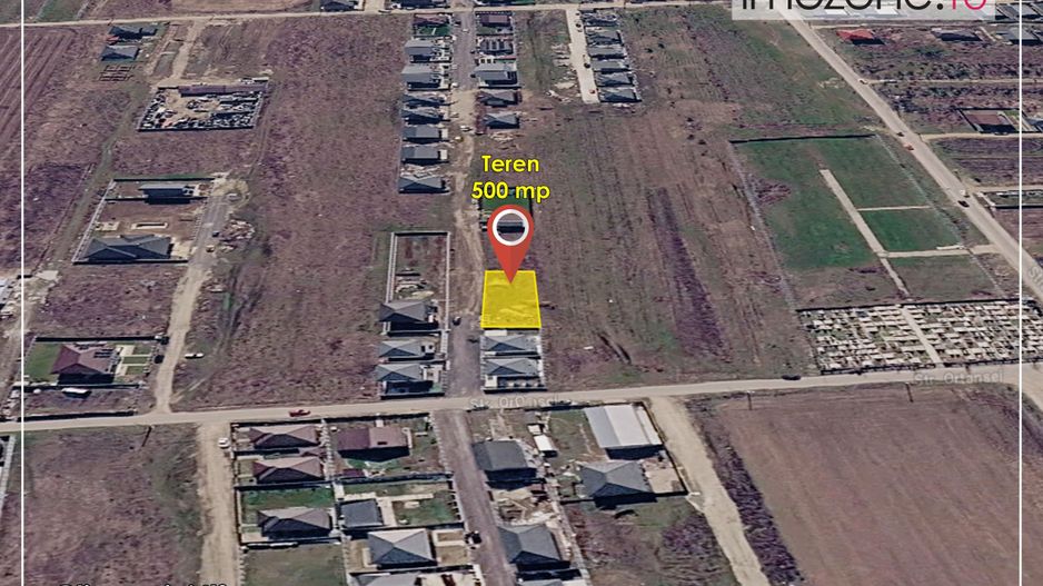 Teren intravilan 500 mp, Clinceni, ideal pentru constructii - Poză 5