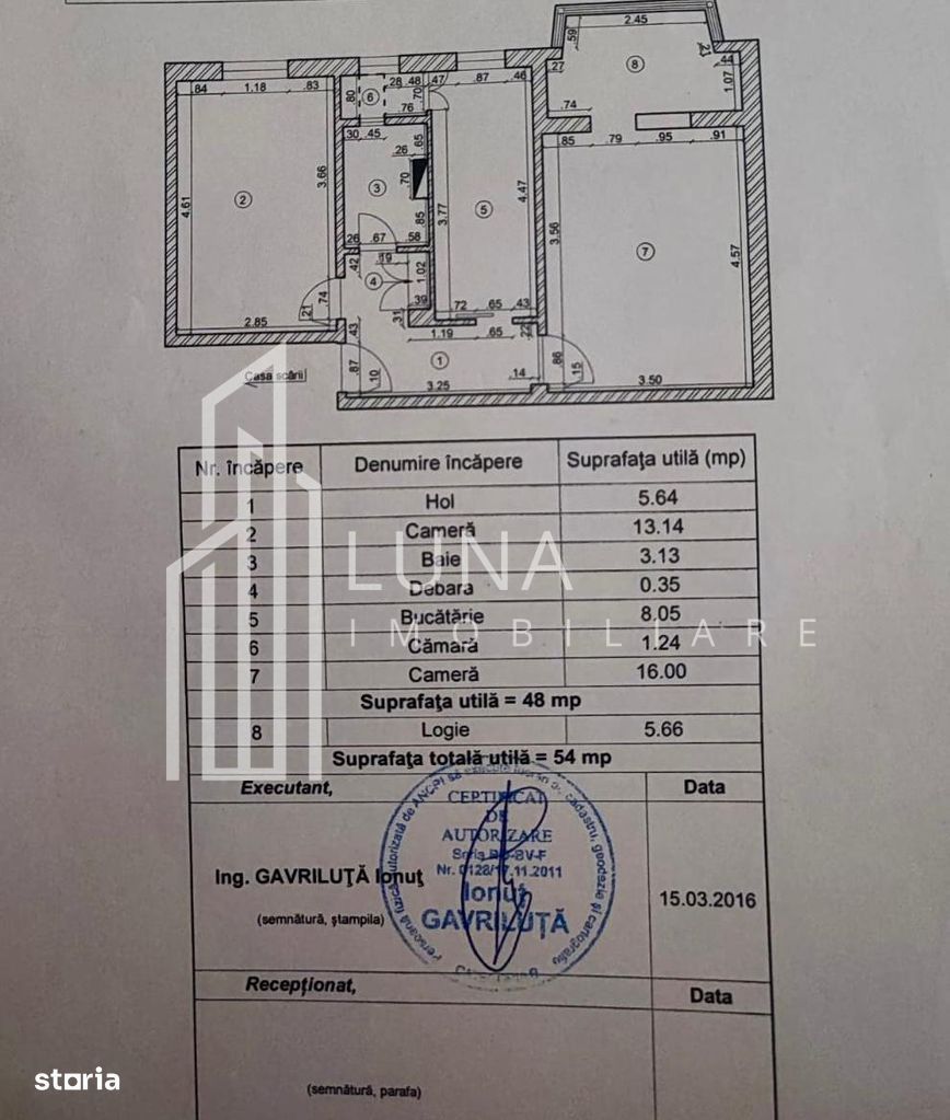 Apartament 2 camere decomandat, complet mobilat – Astra - Poză 12