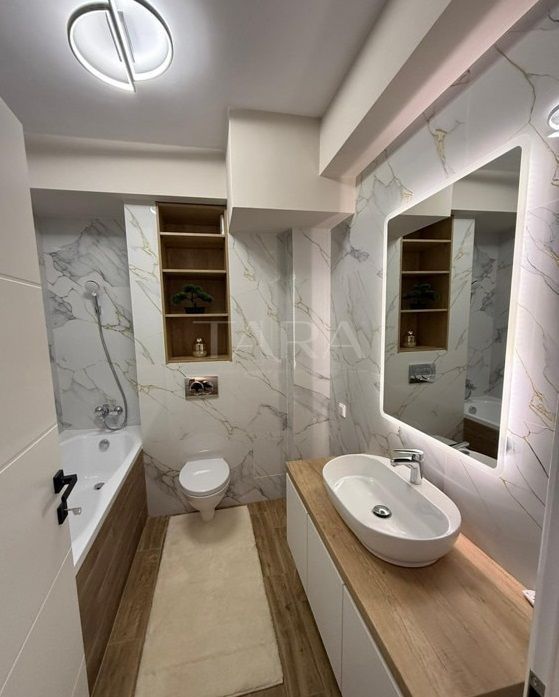 Apartament ultrafinisat,  cu 2 camere, zona Florești. - Poză 9