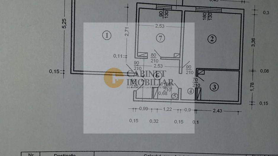 2 Camere - 52MP | Decomandat | 3/4 | Metrou Gorjului la 8 minute - Schiță 10