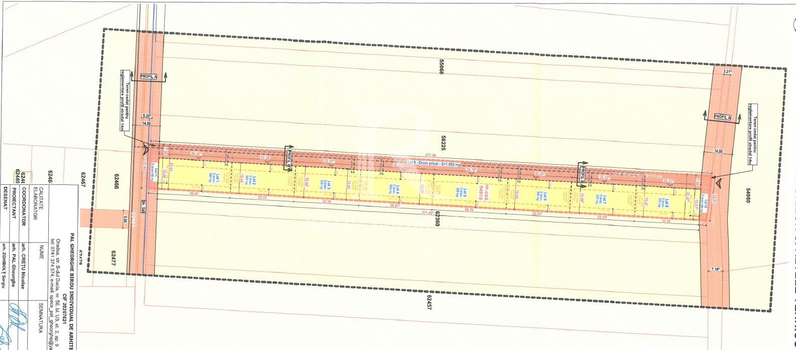 Terenuri intravilane | 500–569 m² | Fughiu | Oșorhei - Poză 1