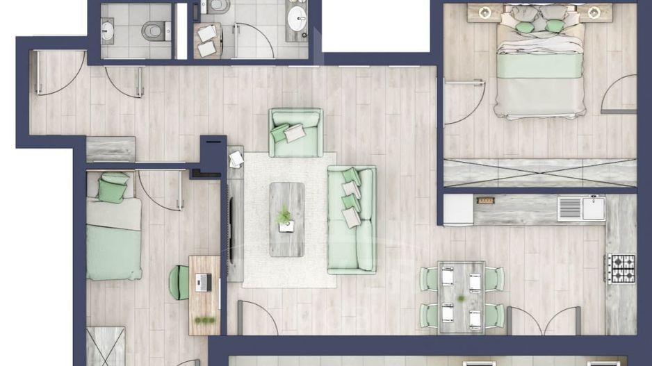 Apartament Nou zona de top Sibiu 0% comision - Poză 2