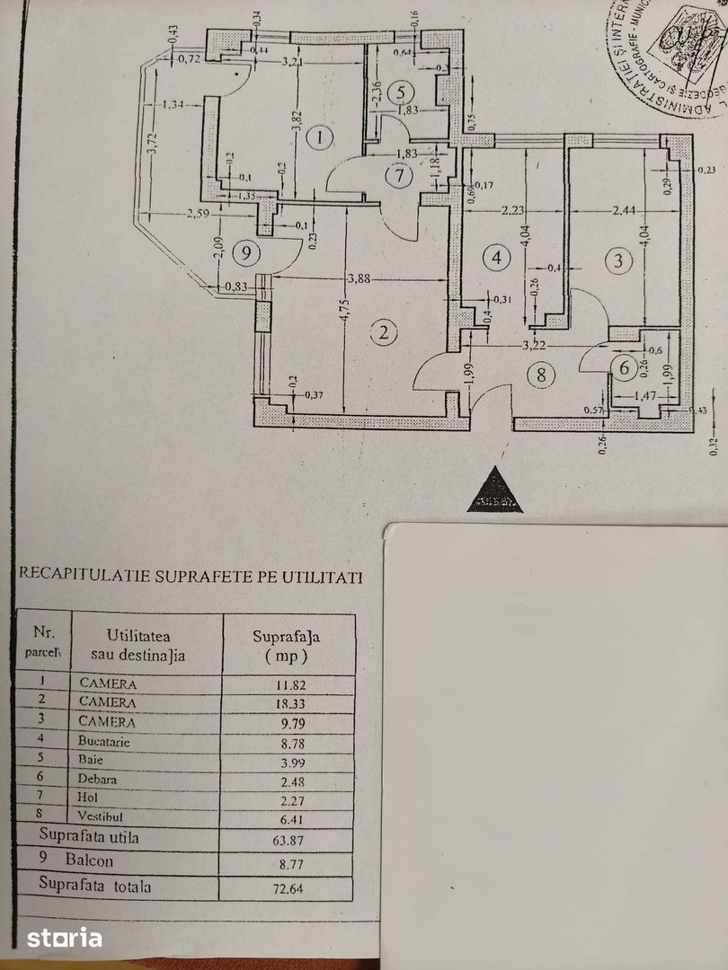 Apartament 3 camere zona Basarabiei - Arena Nationala - Poză 19