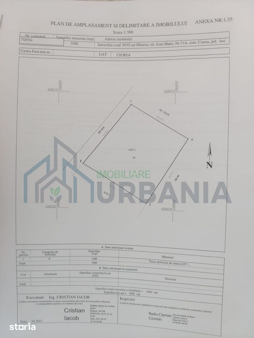 Teren de vânzare în Hlincea, Iași – 1000 mp, utilități complete - Poză 9