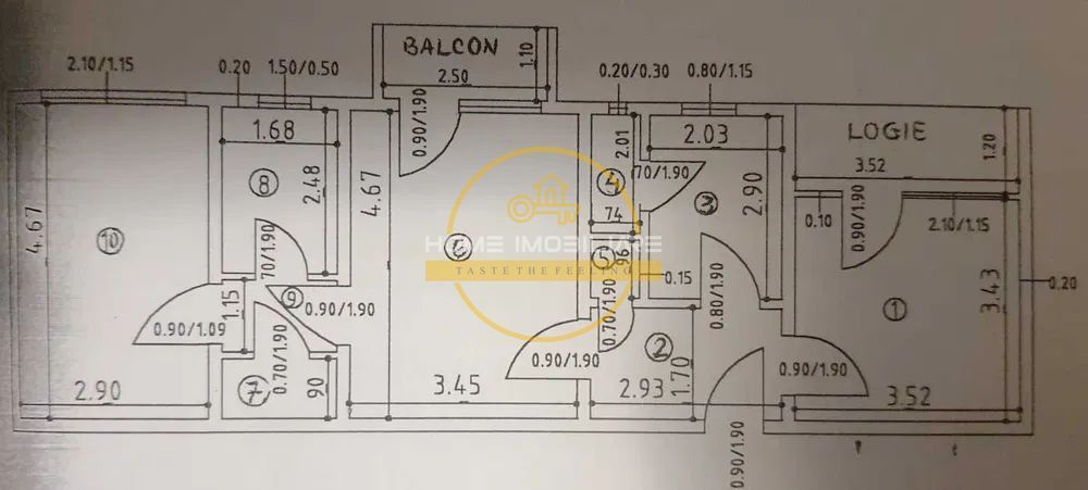 Apartament 3 cam, SD, 70mp, Etaj Intermediar 📌 [Podu Ros - L. Dmitrie Cantemir] - Poză 9