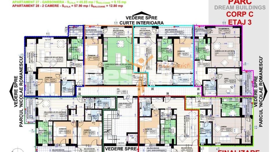 Confort Residence - Parc Romanescu - Poză 11
