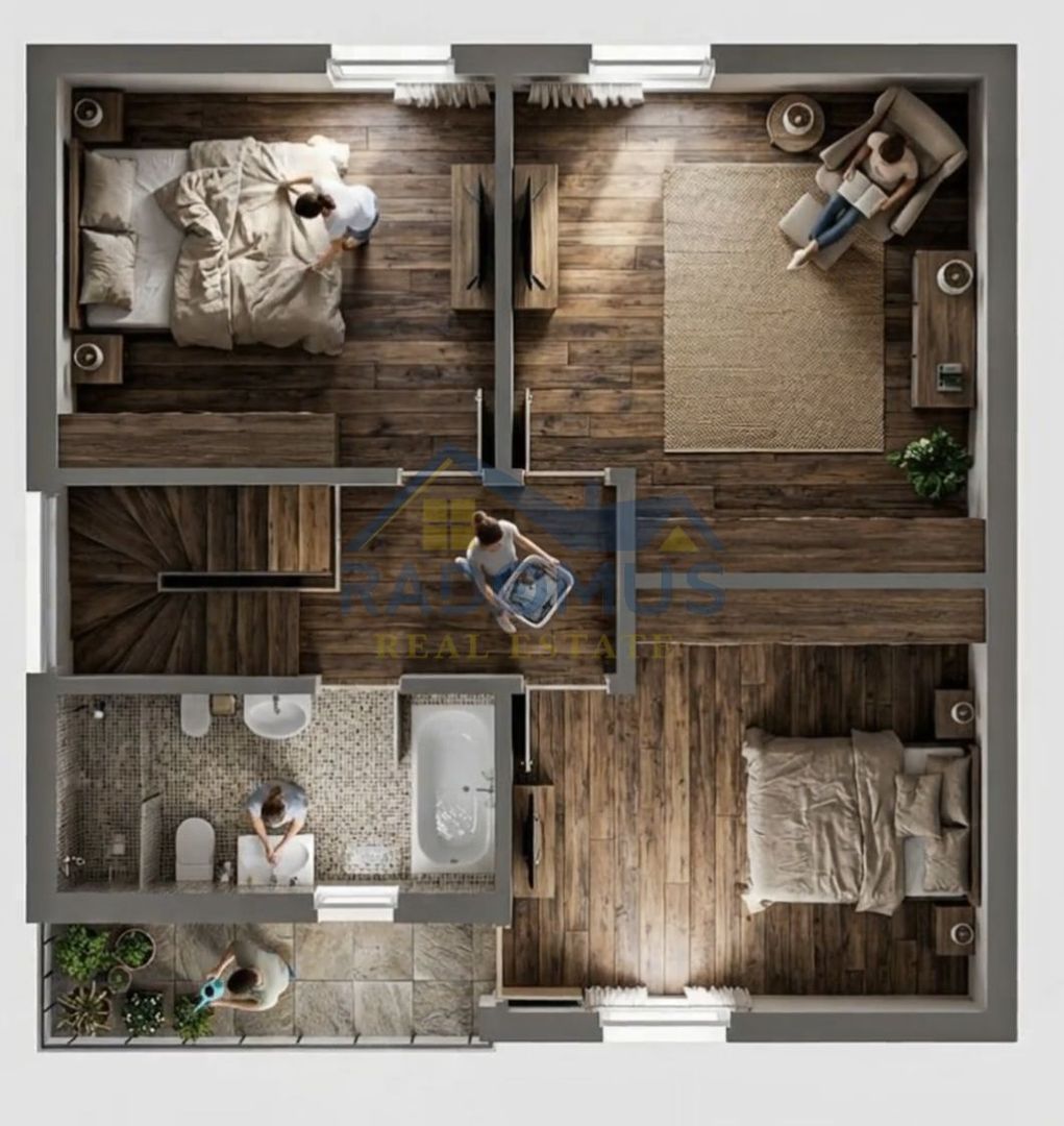 Casă P+M Berceni I 5 camere  I 2 Băi I 135 mp Utili I Teren 370 Mp I - Poză 9