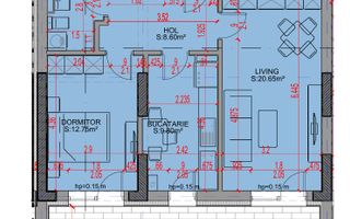 Apartament 2 camere Promo Loc Parcare Theodor Pallady - Schiță 2