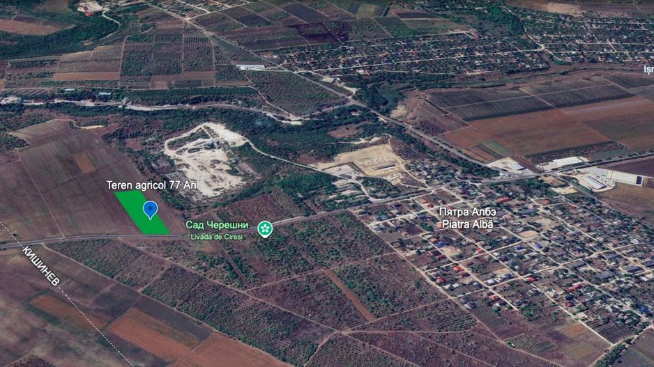 Teren agricol 77 ari, amplasat r-nul Ialoveni la traseul L 458 Piatra Albă-Brăila - Poză 4