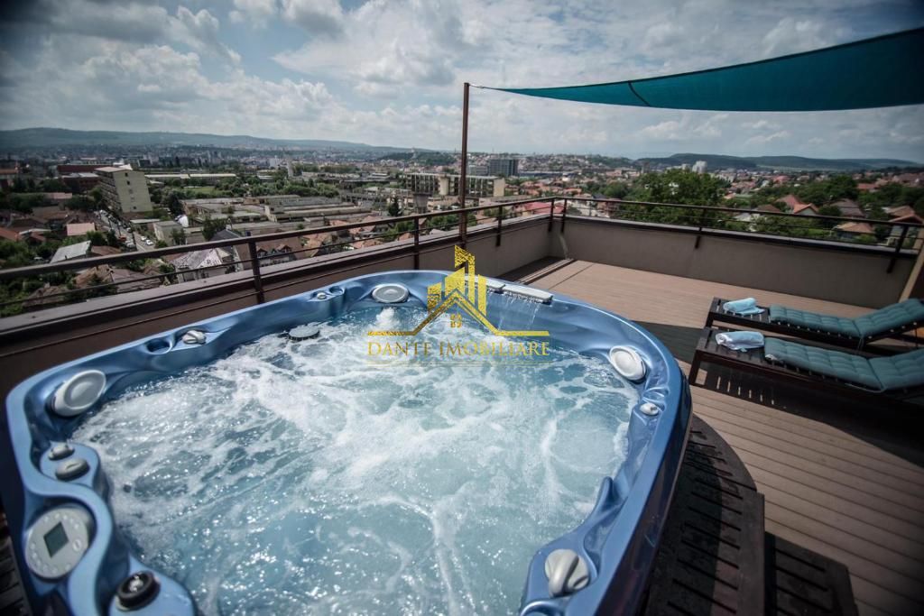 Penthouse, 3 camere, ultrafinisat, lux, terasa, jacuzzi, Sunny Hill - Poză 1