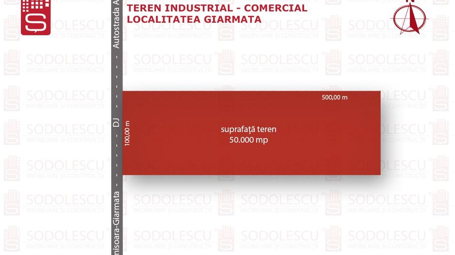 TEREN INDUSTRIAL/COMERCIAL GIARMATA - Poză 3