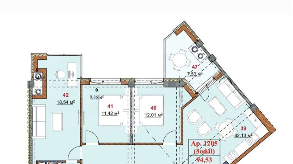 Vânzare, Penthouse, 4 camere, terasă, strada Grenoble, Botanica - Poză 8