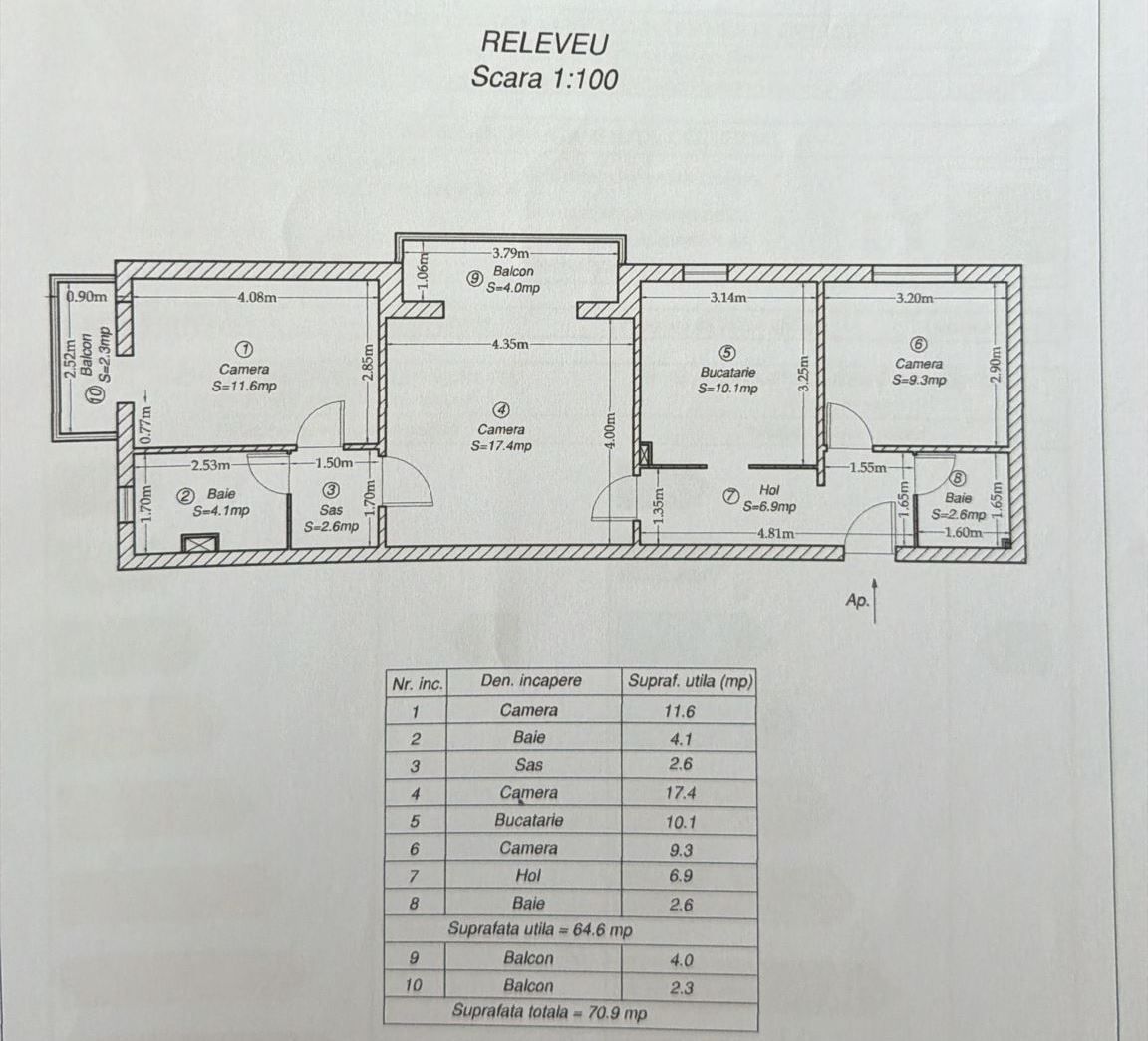 Calea Buziasului | 3 Camere | Etaj 1 | Centrala proprie | - Poză 11