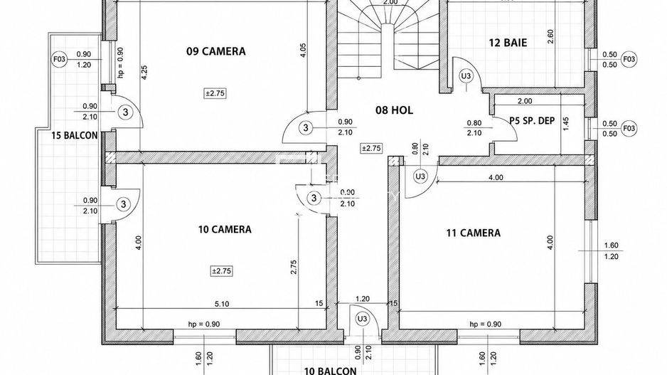Casă 5 camere, teren 560 mp, încălzire în pardoseală | Cristian - Schiță 10