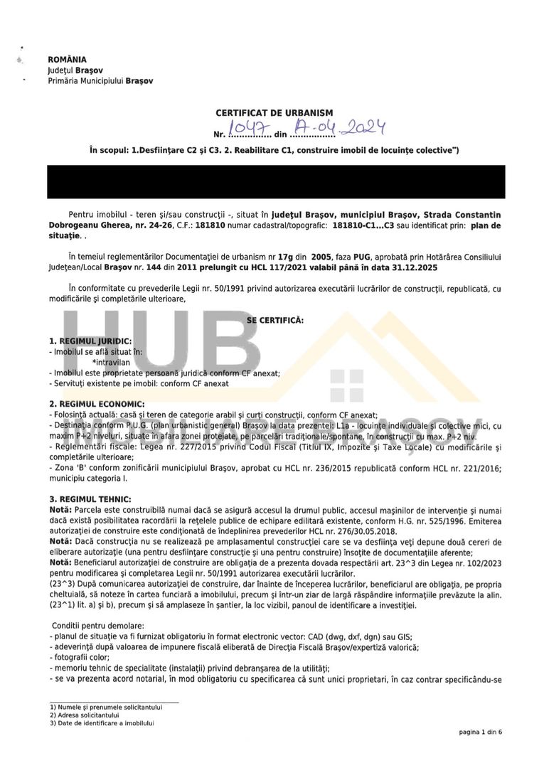 Teren Rezidential Centru Brasov | Dobrogeanu Gherea | 850mp - Poză 10