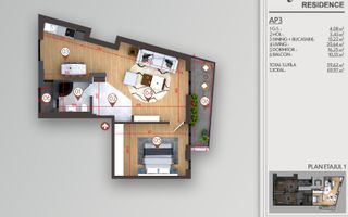 COMISION 0 -Apartament 2 CAMERE -de vanzare -BUCUR OBOR-NOU 2025 -PROMOTIE - Poză 15