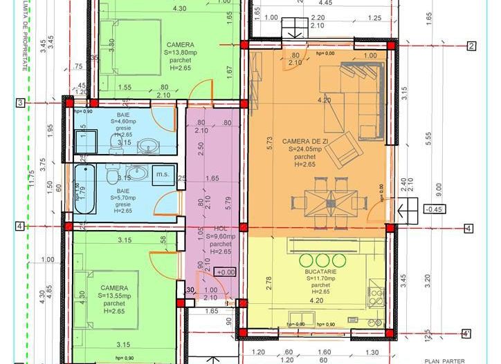 Casa finalizata si intabulata 3 camere Cartier Izvor Tarlungeni Brasov - Schiță 11