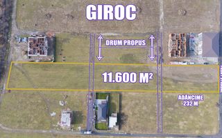 Teren arabil intravilan pentru PUZ 11.600mp | Giroc - Poză 7