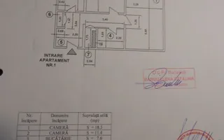 2 Camere - 56MP | Decomandat | 1981 | P/10 | M Gorjului - 2 minute - Schiță 15