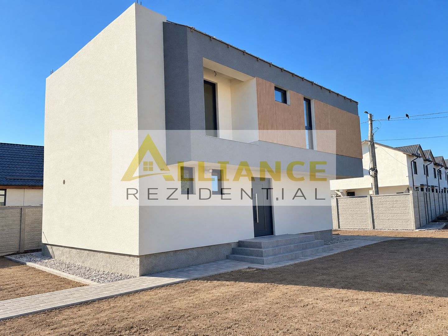 Vila Individuala - Stil Mediteranean - 4 Camere - 3 bai Teren 235 MP - Poză 2