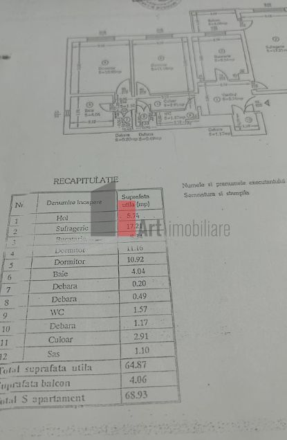 APARTAMENT 3 CAMERE - Poză 2