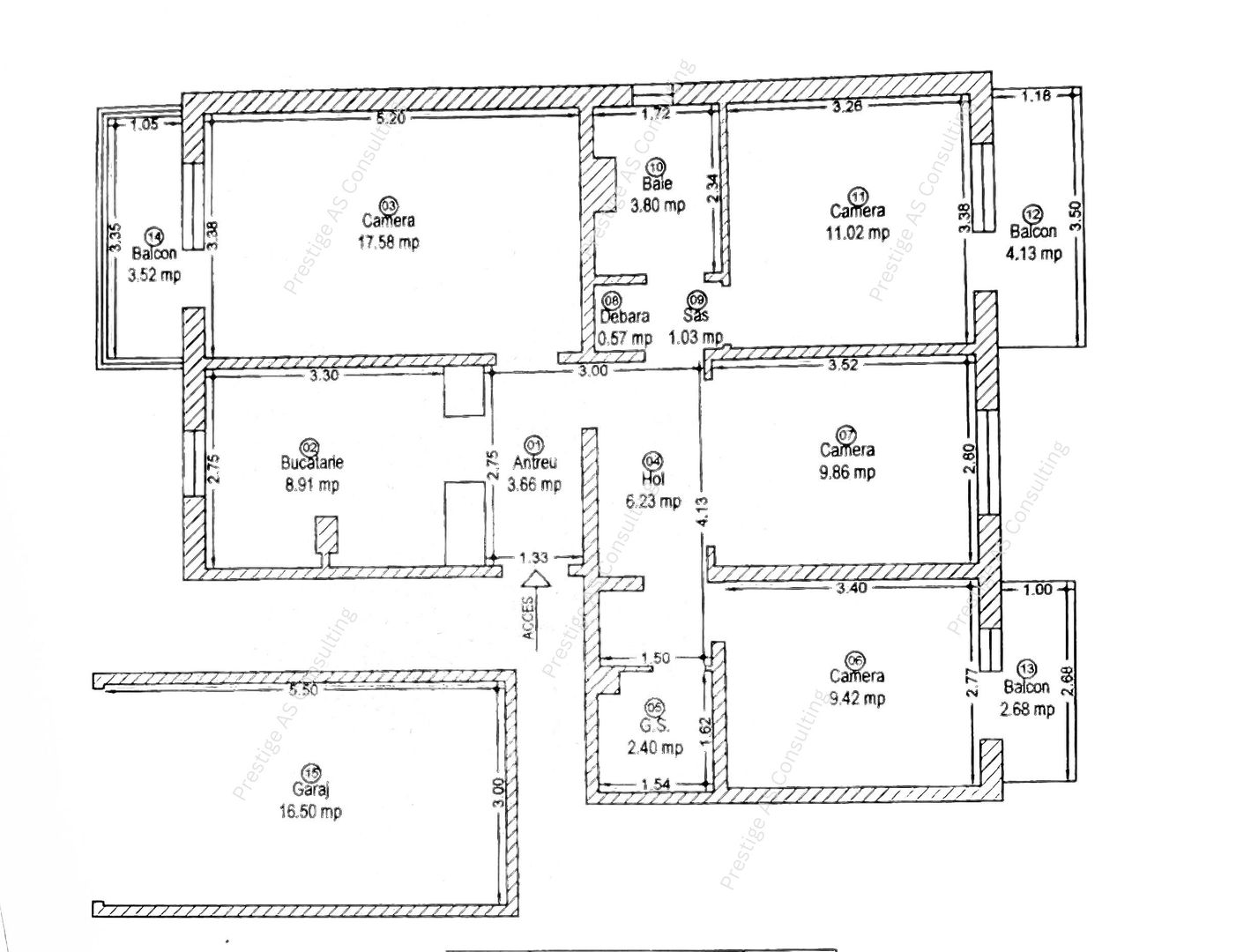 Apartament 4 Camere 2 Bai 80mp+ Garaj | Etaj 3 | Zona Timocului - Poză 8