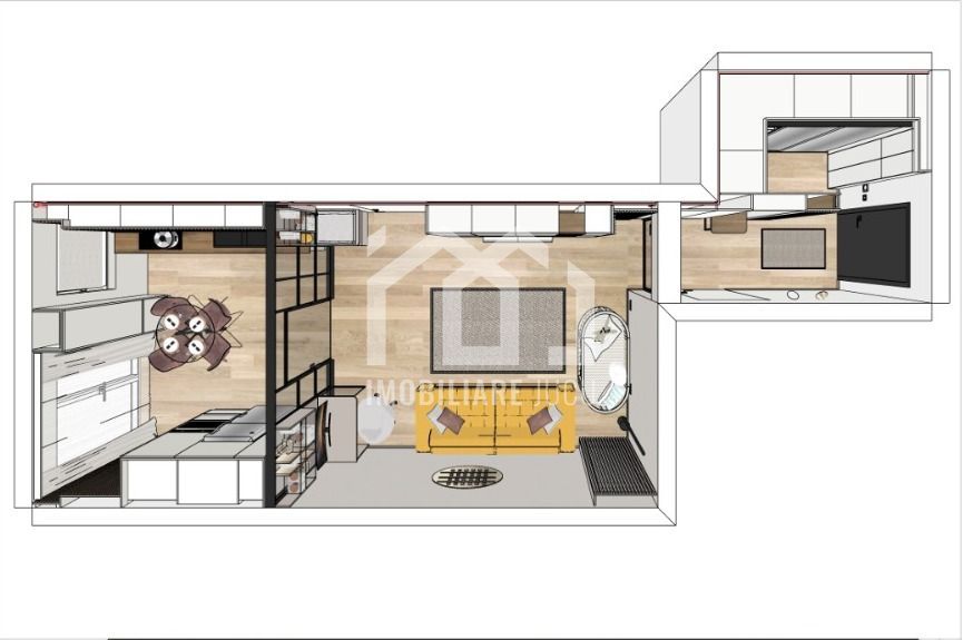 Apartament 2 camere finisat, 50mp,  Bloc nou, Sannicoara - Poză 18