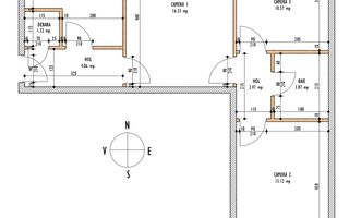 | Apartament cu 3 camere de vanzare | Cartierul Grigorescu | Etaj intermediar | - Poză 2