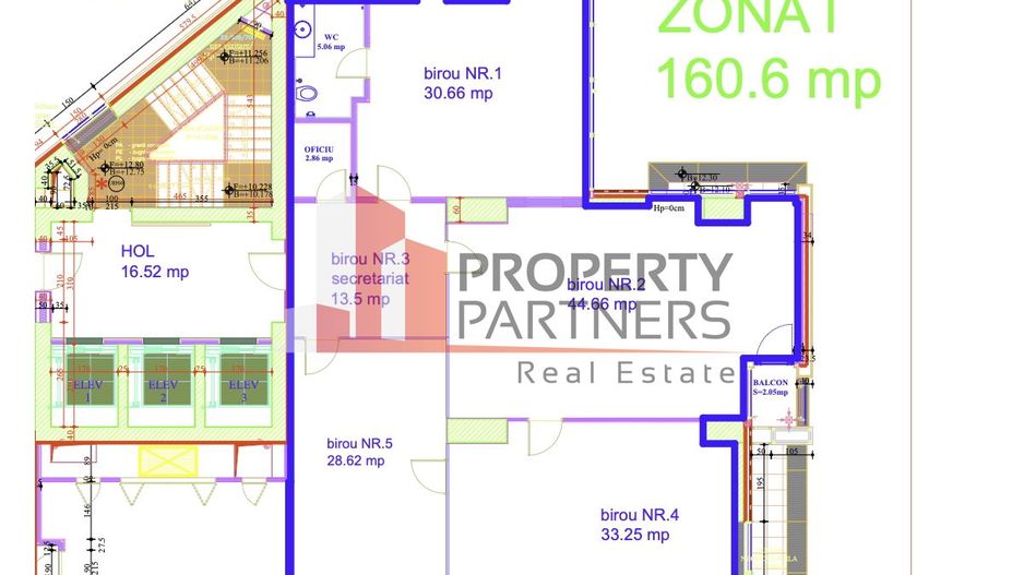 Spatiu de birou Baneasa 160 mp - Schiță 10