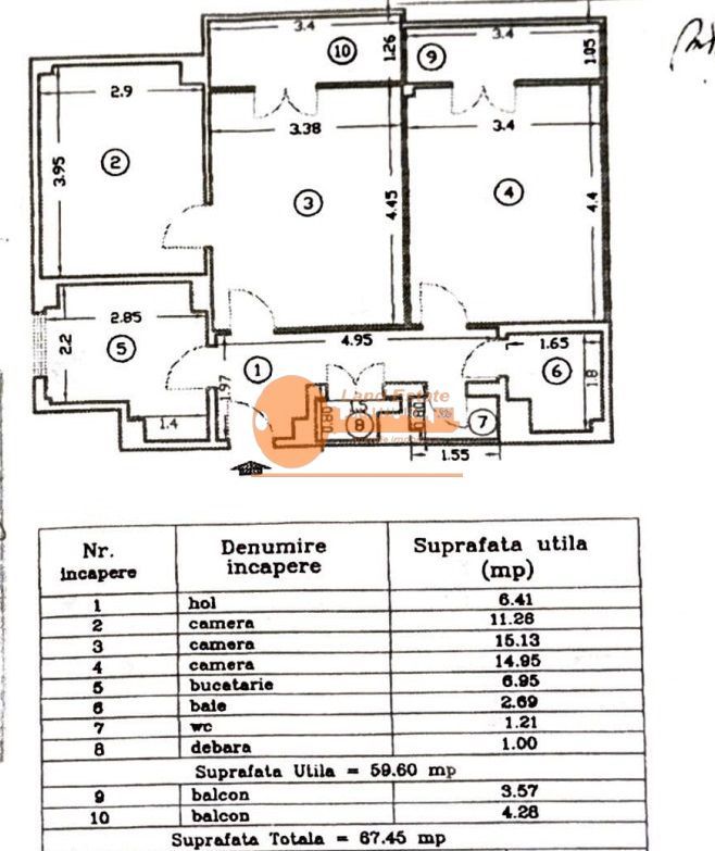 3 camere Natiune Unite-Calea Victoriei(Centrala Termica-AirBnB randament 100%) - Poză 29