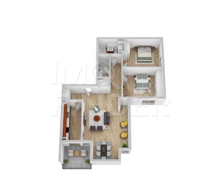 Apartament Premium de vanzare - 3 camere, Andrei Muresanu - Schiță 4