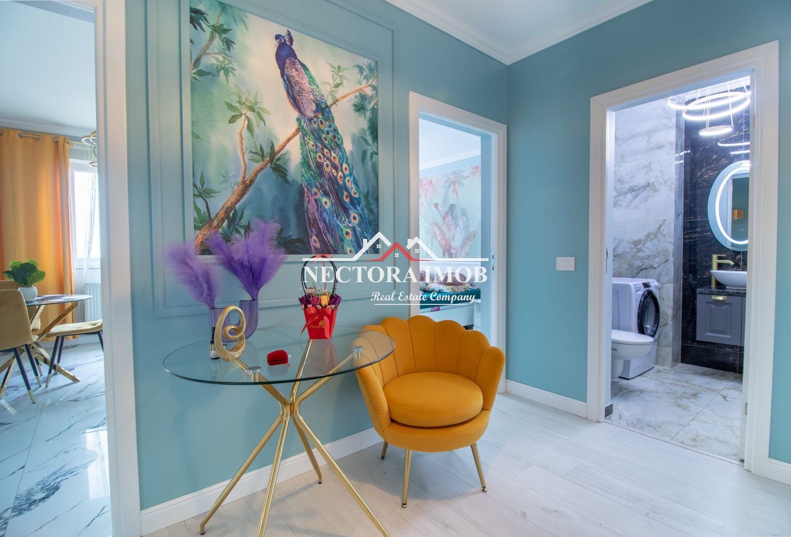 NECTORA IMOB-Apartament 2 camere,Prima Onestilor,54 mp,Mobilat/Utilat - Poză 1