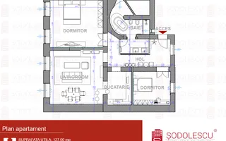 Apartament deosebit cu 3 camere de închiriat în zona Odobescu - Poză 12