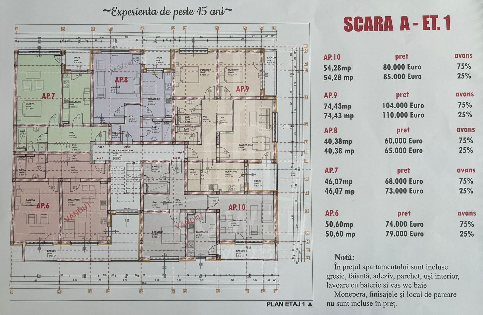 Apartamente 2-3 camere de vânzare Cartier NOU | Șelimbăr-Pictor Brana - Poză 6