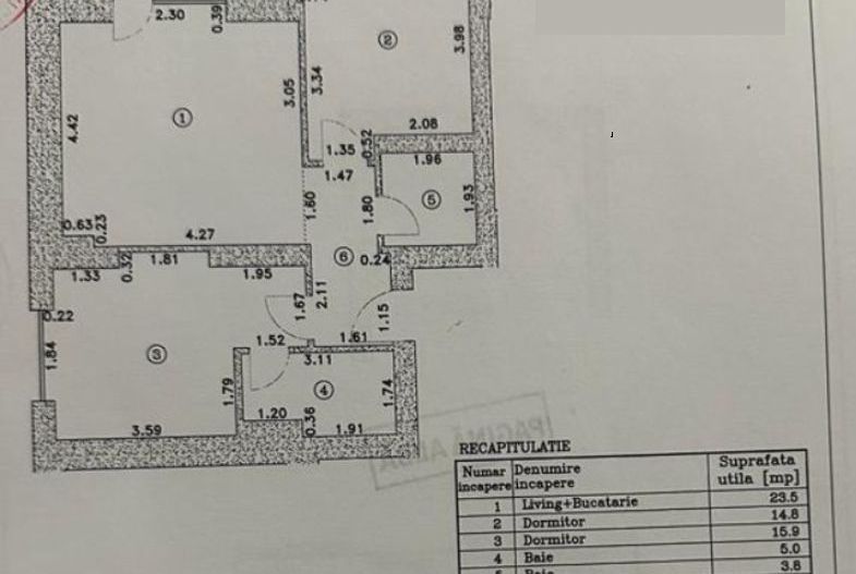 3 Camere | 2 Bai | Parcare Subterana | Cortina North - Schiță 20