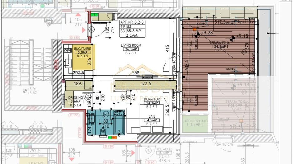 Apartament 2 camere de inchiriat ***HERASTRAU - Schiță 16