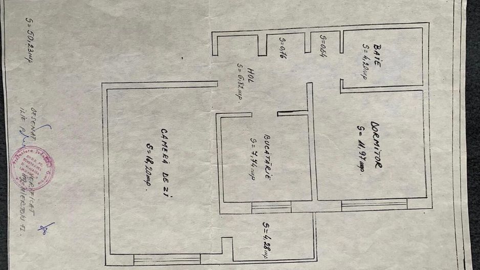 Apartament 2 camere cu garaj inclus – Str. Argedava, etaj 3 - Schiță 8