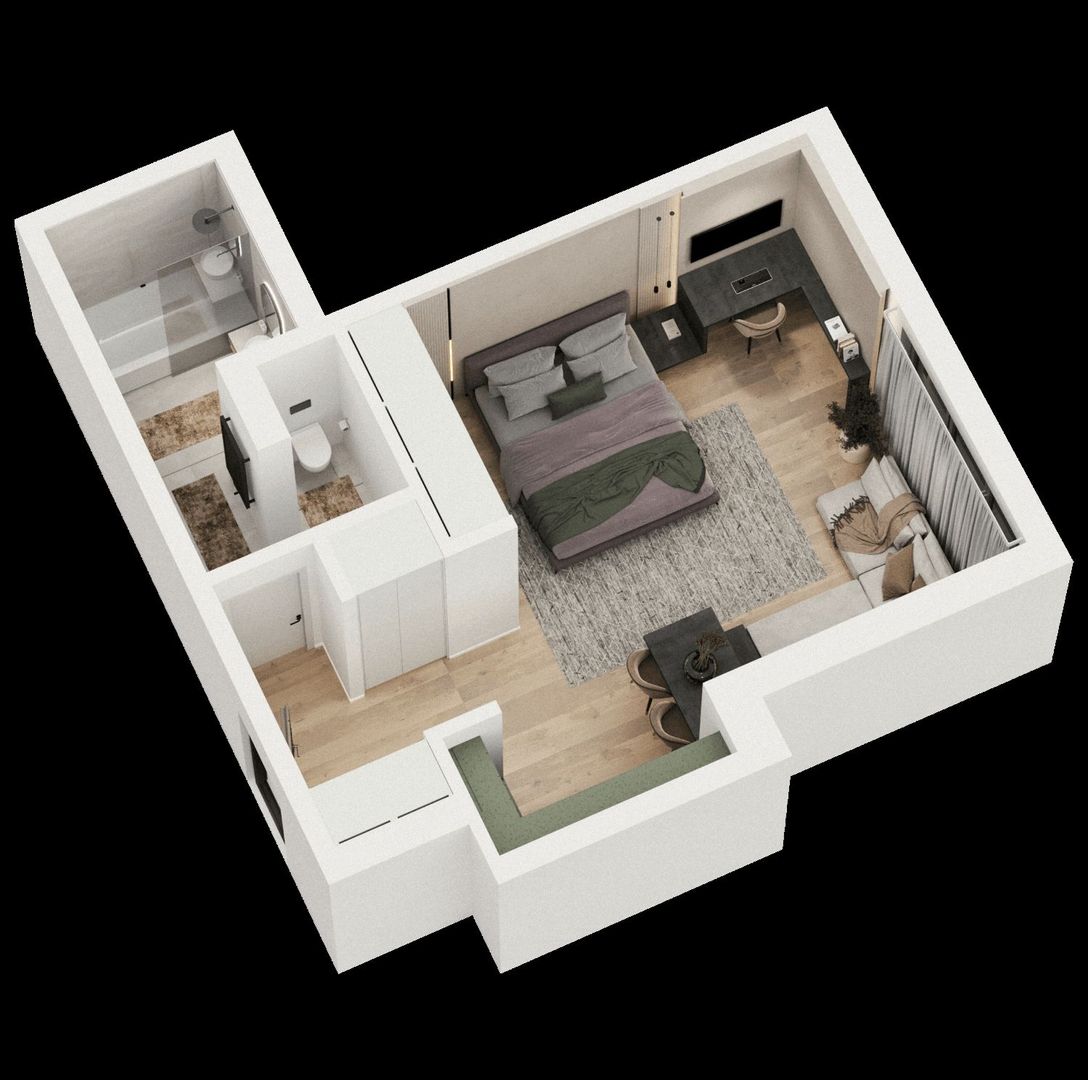 STUDIO DUBLU | PREMIUM | LANGA PARCUL TEI - Poză 8