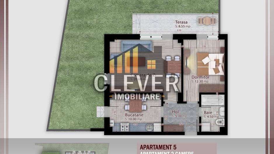 Apartament 2 camere cu gradina 77 mp Theodor Pallady - Poză 1