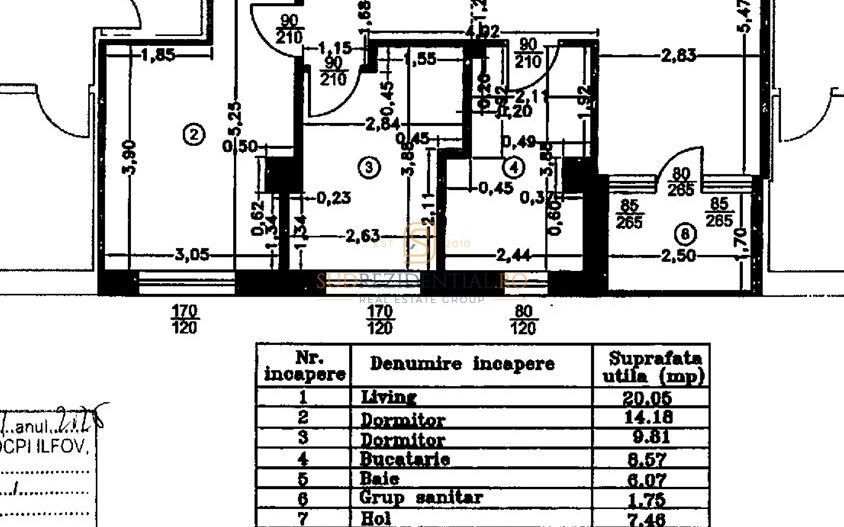 Apartament 3 camere, complet mobilat, decomandat, etaj intermediar - Poză 7