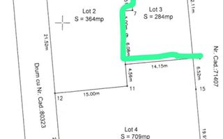 Teren Intravilan, 284 mp, Florești, str. Tineretului, imprejmuit - Poză 5