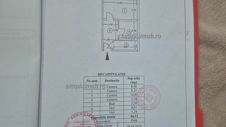 3 camere Vitan | 2 min București Mall | Centrală proprie | Renovat - Schiță 7