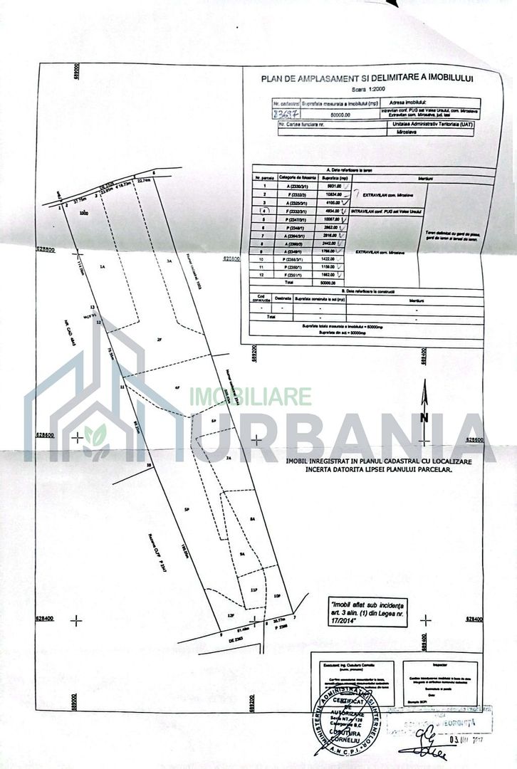 Vand sau schimb Teren Valea Ursului,Tomesti - Poză 3