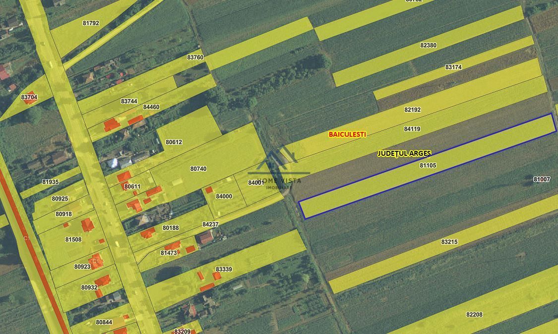 Teren intravilan 5.699 mp – Băiculești, jud. Argeș - Poză 1