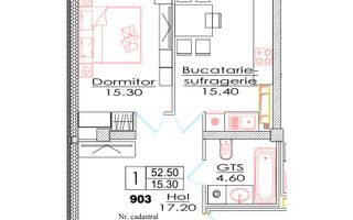 Vânzare, apartament, o cameră, str. Ialoveni, Telecentru - Poză 3