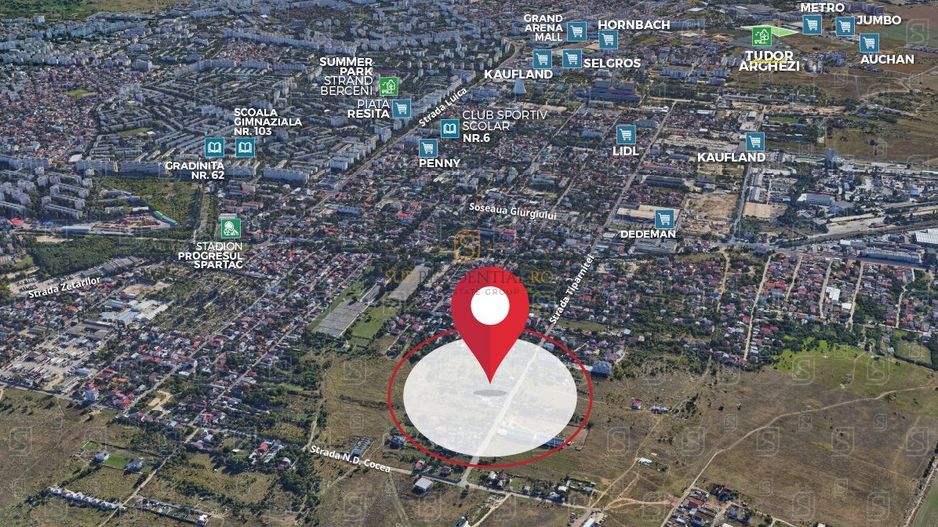 Teren 1.475 mp,  Ideal dezvoltare imobiliara, Str. N.D. Cocea - Poză 3