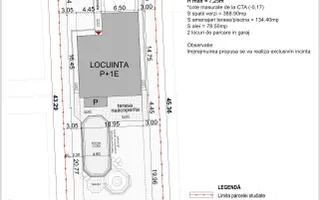 Vila Exclusivista *296mpc* / 753 mp teren + piscina si fire-pit / Balotesti - Schiță 61