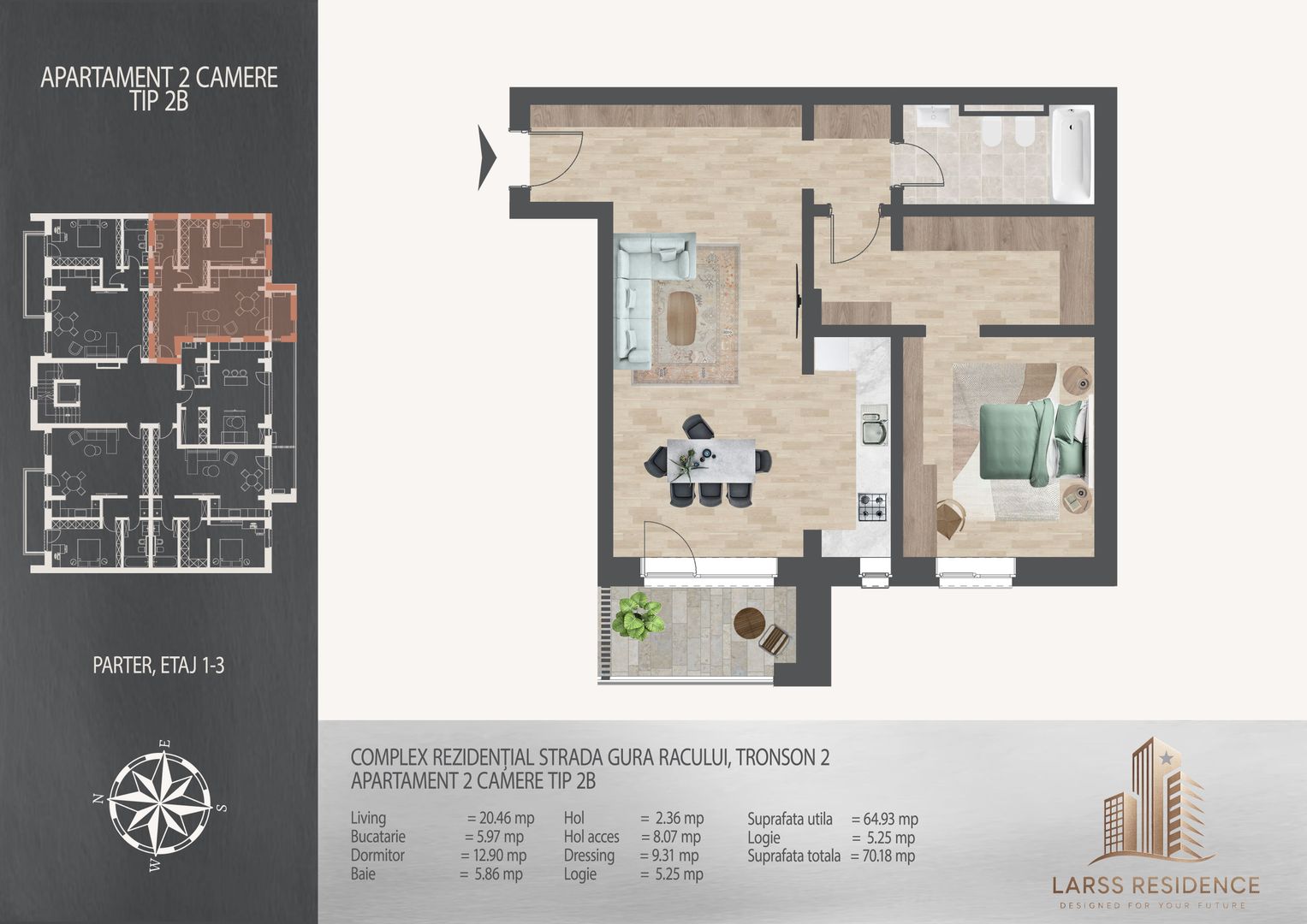 2 camere cu dresing  Pallady Metrou Nicolae Teclu - Poză 12