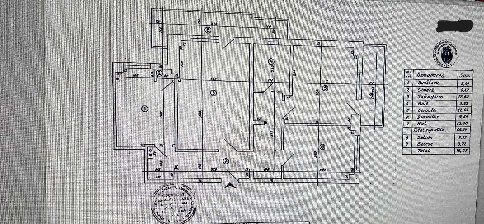Apartament de 3 camere la marginea Parcului Plumbuita | Tei - Schiță 11