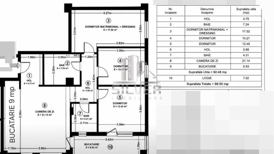 Apartament cu 4 camere la 5 minute de Vivo Mall. - Poză 5